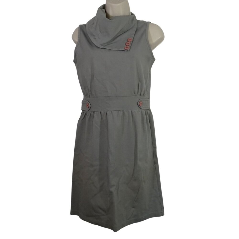Matilda Jane Secret Fields Beeches Jumper Dress Gray Sleeveless Women Size XS